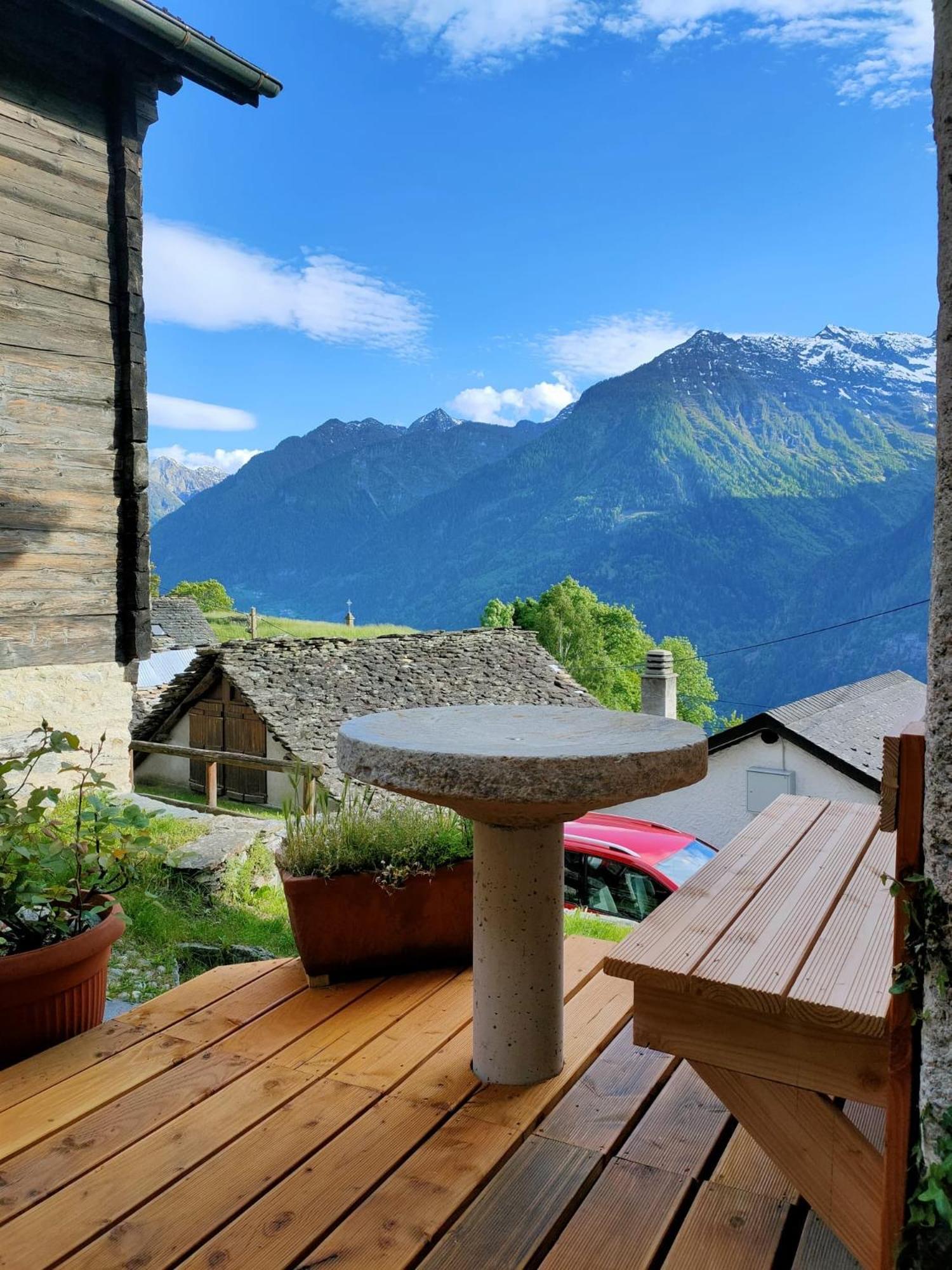 Appartamento Accogliente Di Montagna A Cavagnago Faido Exterior foto